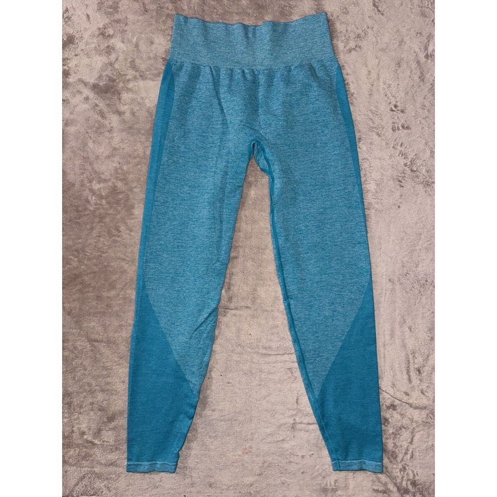 Victoria's Secret VS PINK Women's Seamless Leggings Turquoise Size Medium‎